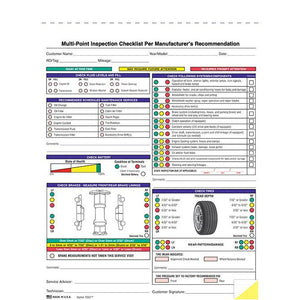 Multi-Point Inspection Forms - Generic Service Department The Dealership Store