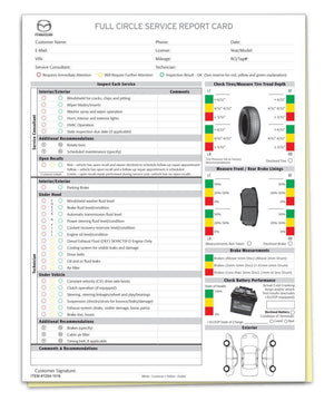 Multi-Point Inspection Forms - Mazda Service Department The Dealership Store