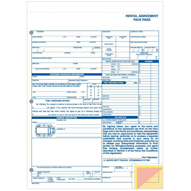 Rental Agreement - RAC