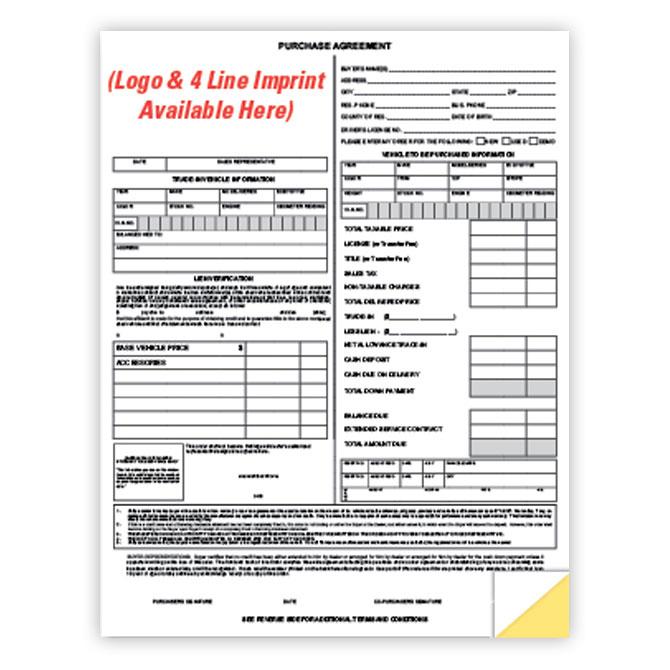 Imprinted Purchase Agreement