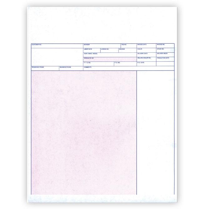 Laser Service Invoices