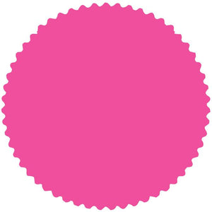 Custom 2" Starburst Labels Service Department The Dealership Store Pink Fluorescent 