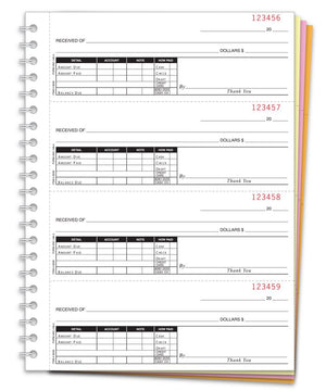 Cash Receipt Books (Form NC-146-4) Office Forms The Dealership Store