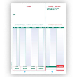 Laser Statements Office Forms The Dealership Store Open Items