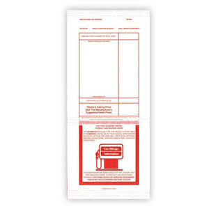 Addendum Stickers (Tape Adhesive) Sales Department The Dealership Store Red