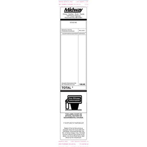 Custom Addendum Stickers (Tape Adhesive) Sales Department The Dealership Store Small