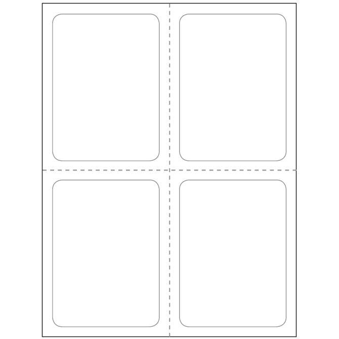 Addendum Stickers (Self-Adhesive) - Plain Stock 8 1/2" x 11"