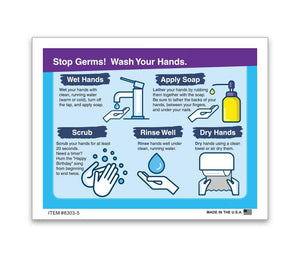Hand Washing Sticker The Dealership Store
