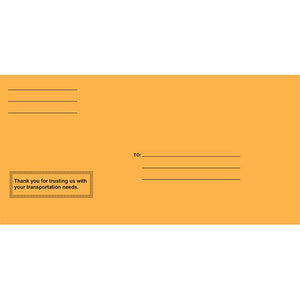 License Plate Envelopes Sales Department The Dealership Store Self Seal Pre-Printed