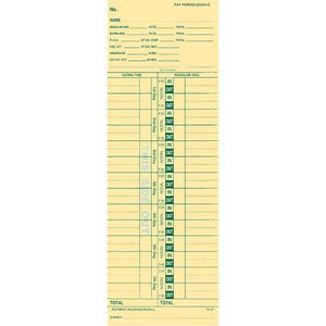 Time Clock Cards (Form TC-57) Office Forms The Dealership Store