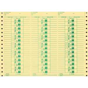 Time Clock Cards Office Forms The Dealership Store (Form #AA-292-VI)