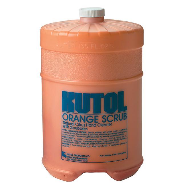 Shop/Service Restroom Bulk Gallon Soap Dispensing Systems - Orange Scrub Soap